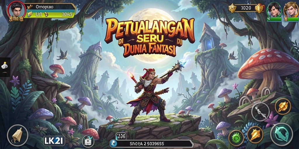 Screenshot gameplay LK21 menampilkan petualangan yang mendebarkan.
