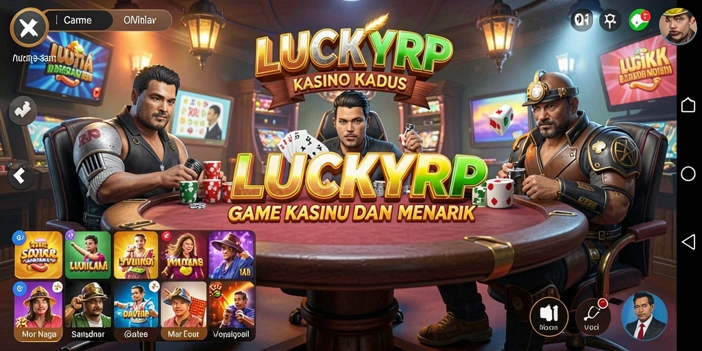 Tampilan permainan kasino yang menegangkan di LUCKYRP.