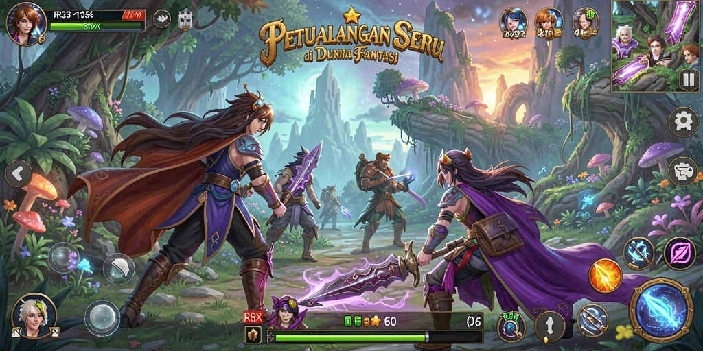 Tangkapan layar gameplay RR33 menampilkan aksi seru dalam petualangan yang mendebarkan.