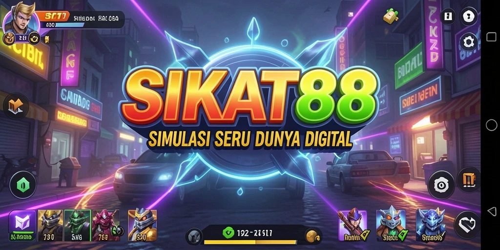 Screenshot gameplay SIKAT88 menampilkan interaksi pemain yang dinamis.