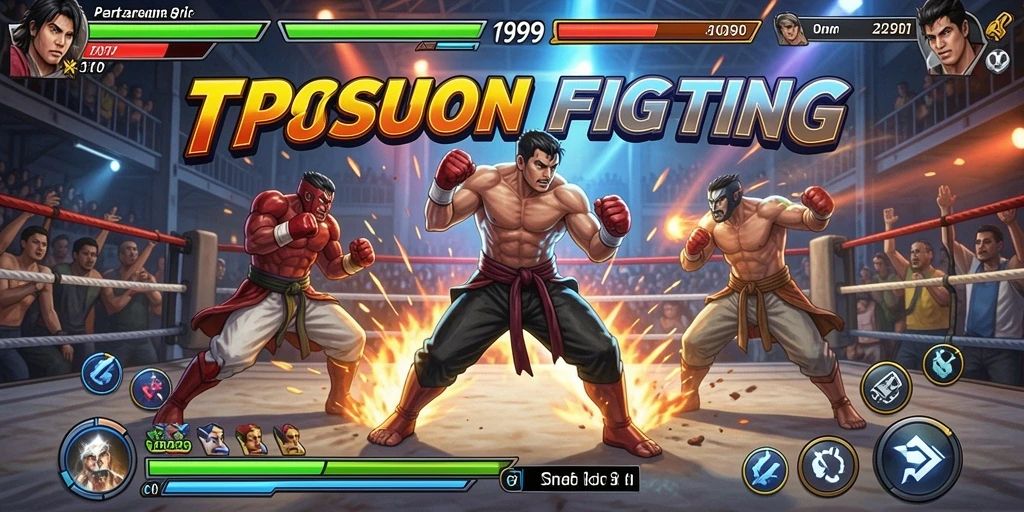 Gameplay seru T9999 dengan pertarungan penuh aksi.