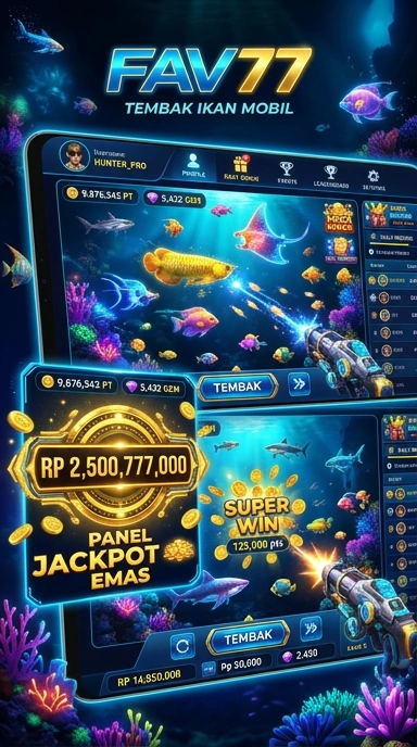 Tampilan utama aplikasi fav77 yang intuitif.
